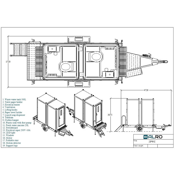 Sanitærhenger S198