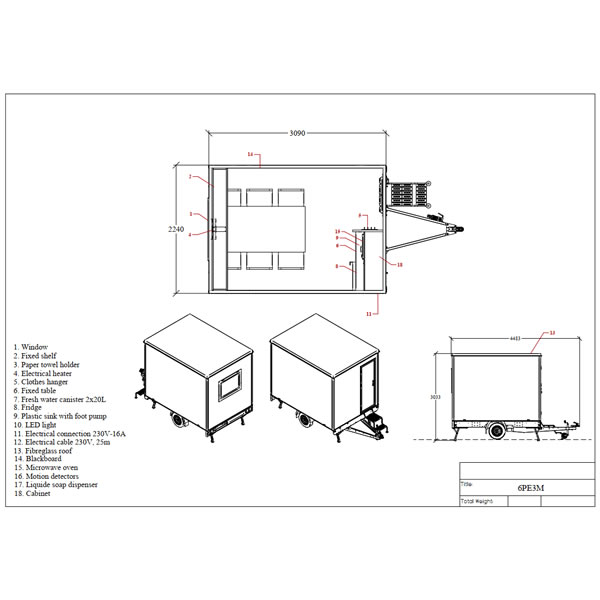 Entreprenørvogn 6PE3M