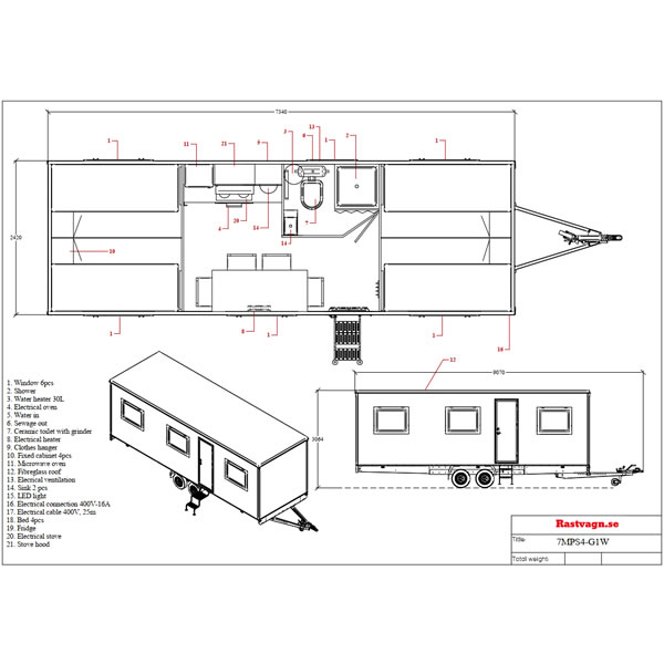 Bolighenger 7MPS4-G1W