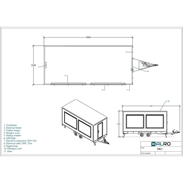 SALGSBOD / KIOSKHENGER MK5
