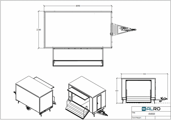 UTSTILLINGS- / MESSEHENGER 4MSH - Royale Nordic